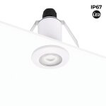 Spot led encastrable fumagalli teresa' - ip67 - blanc