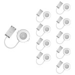 Spot led étanche ip65 encastrable dimmable cct 6w alu - pack de 10 - silumen Spot led étanche ip65 encastrable dimmable cct 6w alu - pack de 10 - silumen