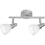 Osram - spot led g9 2 têtes, lumière blanc chaud (2700 k), led 3, 8w, orientable, diffuseurs en verre, ... Osram - spot led g9 2 têtes, lumière blanc chaud (2700 k), led 3, 8w, orientable, diffuseurs en verre, ...