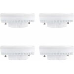 Spot led gx53 9w blanc chaud 3000k, 900lm, ac 230v, equivalent cfl gx53 15 - 18w, 120 ampoule rflecteur ...