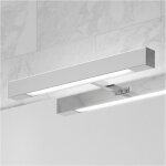 Spot led pour miroir rectangulaire chrom� 30cm