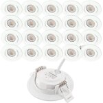 Spot led plafond encastrable, 20 spots encastrables led asturie orientable, spot led encastrable orientable ...