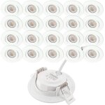 Spot led plafond encastrable, 20 spots encastrables led asturie orientable, spot led encastrable orientable ...