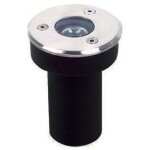 Spot led rond encastrable au sol 1 w, blanc froid et blanc chaud - blanc chaud - - ymyny