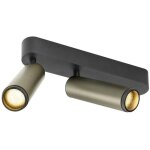 Spot mont� en surface grip m bronze 2 lumi�res 3000k - 1009081