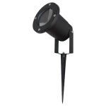 Spots  piquer led, aluminium, ip65, 5w, support gu10, 1m de cble, projecteur led, spots de jardin