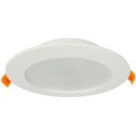 Spot de plafond led encastr� alexis 9w 780lm ip20 cct rond blanc horoz
