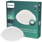 Spot de plafond led meson encastrable 16, 5w 1750lm 6500k froid blanc philips