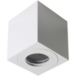 Spot plafonnier �tanche salle de bain larks blanc ip44 gu10 ? edo solutions