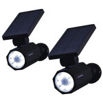 Spot solaire led �tanche avec d�tecteur de mouvement 25 pieds pour �clairage ext�rieur r�sistant au gel ...