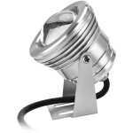 Spot sous - marin led, spot �tanche multicolore rgb ip65 avec t�l�commande 12v 120� ajustable pour piscine ...