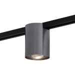 Spot sur rail moderne monophas bronze fonc - iconic rondoo up - qazqa