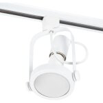 Spot sur rail monophas e27 sans ampoule blanc [ho - fc - e27 - w]