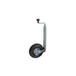 Spotlight - roue jockey remorque diam�tre 48mm avec manivelle - acier galvanis� - roue jockey gonflable ...