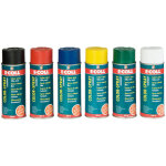 Spray colorant mat 400ml blanc e - coll par 6)