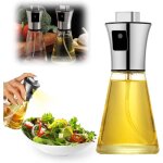 Spray huile cuisine, 200ml acier inoxydable pulverisateur huile cuisine