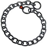 Sprenger - collier sanitaire trangleur, pour gros chien, inox noir dsignation : collier inox longueur ...