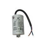 Moteur de travail  condensateur 25uf 450vac mesure 45x95mm avec cbles 12ag125 ct25mf450v / cables