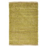 Stabilo ligne - tapis salon bi - texture beige et anis 60x90