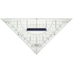 Staedtler triangle de g�om�trie 568 35 transparent longueur de l'hypot�nuse: 22 cm d44214