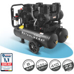 Stahlwerk compresseur 8 bar 22 l 3, 54 cv 2, 6 kw 410 l / min compresseur d'air comprim�
