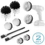 Stahlwerk kit de 10 brosses pour visseuses sans fil et perceuses