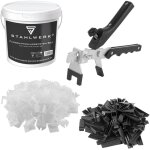 Kit de nivellement pour carrelage 200 pattes de traction pour largeur de joint de 2mm système de pose ... Kit de nivellement pour carrelage 200 pattes de traction pour largeur de joint de 2mm système de pose ...