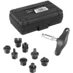 Kit d'outils de vidange d'huile 9 pices outil de vidange d'huile jeu de cls  douille - stahlwerk
