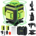 Stanew - niveau laser 4 x 360�avec affichage de la puissance, fonction de mise � niveau automatique, ...