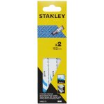 2 lames de scie sabre hss 152mm sta22172 - xj - stanley