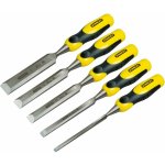 Stanley - coffret de ciseaux � bois - 5 pi�ces - 6 - 10 - 15 - 20 - 25 mm - manche bimati�re 2 - 16 - ...