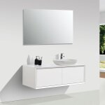Stano. - meuble salle de bain pour vasque à poser palio largeur 120 cm blanc mat Stano. - meuble salle de bain pour vasque à poser palio largeur 120 cm blanc mat