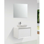 Stano. - meuble salle de bain pour vasque  poser palio largeur 60 cm blanc mat
