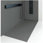 Stano. - receveur de douche 70 x 160 cm extra plat quore en rsine surface ardoise anthracite