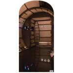 Star cutouts - figurine en carton backdrop star wars d�cor couloir du faucon millenium haut 184 cm