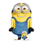 Star cutouts - figurine en carton dave excit� - les minions 2 : il �tait une fois gru - haut 78 cm