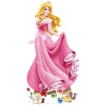 Star cutouts - pack d�coration figurine en carton disney princesse aurore hauteur 134cm