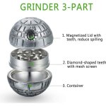 Star wars grinder moulin � �pices, spespo herb moulin broyeur avec pollen catcher 2 , fabriqu� en alliage ...