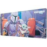 Star wars the mandalorian tapis de souris multicolore 80x35 cm