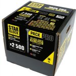 Starblock coffret de vis pack pro 2 500 vis bois agglom�r� t�te frais�e torx 12 tailles et 1 coffret ...