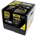 Starblock coffret de vis pack pro 3 500 vis bois agglom�r� t�te frais�e torx acier zingu� 15 tailles ...