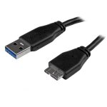 Startech. com cble superspeed usb 3. 0 slim a vers micro b de 15 cm - mle / mle - noir