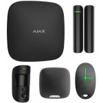 Ajax - starterkit hub 2 + sirene exterieur noir - noir