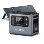 Station �lectrique portable - aferiy - p280 - 2800w 2028wh - batterie nomade avec 200w panneau solaire ...