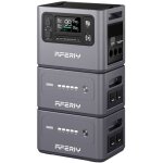 Station �lectrique portable - aferiy - p280 - 2800w - 6144wh (2 batteries) - lifepo4 4000 cycles
