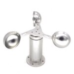 Station m�t�o avec 3 tasses, large plage de mesure, durable pour la mesure de la vitesse du vent de la ...