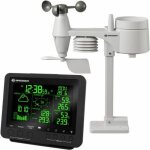 Station m�t�o radio 5 en 1 avec temp�rature, humidit�, mesure du vent et �cran couleur - bresser
