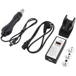 Station de retouche thermique pour pistolet � air chaud num�rique led intelligent 8858, avec 3 buses