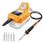 Station de soudage sans fil 20v max fer  souder lectrique avec cran lcd numrique