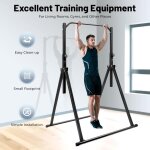 Station de traction pliable power tower dip - barre de traction autoportante r�glable en hauteur - charge ...